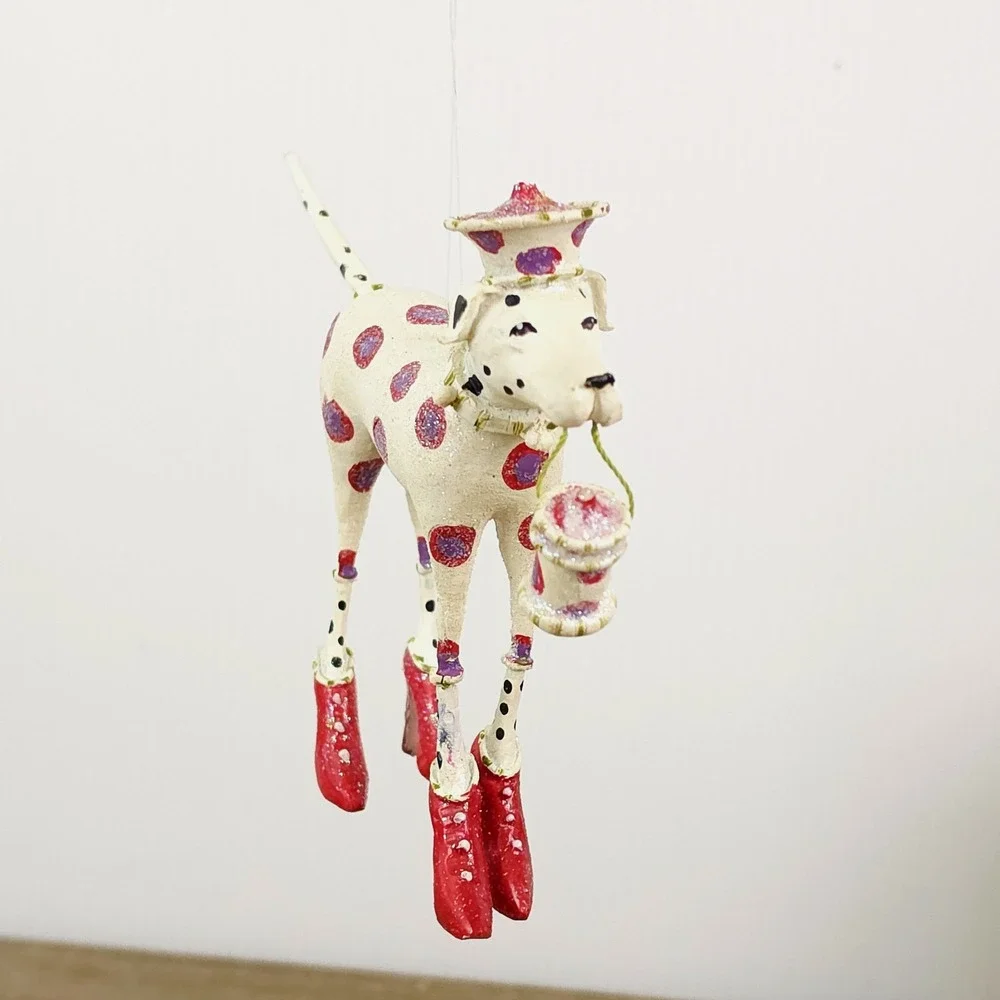 Patience Brewster‎ Dalmatian Krinkles Christmas Ornament